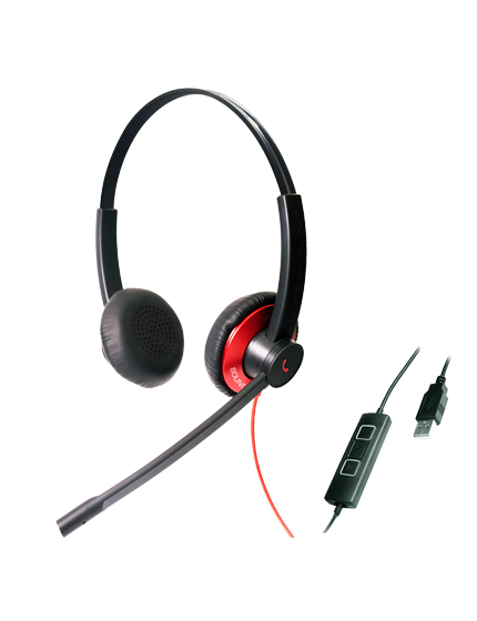 Epic 511-512: UC Headsets With Double Microphone Noise Canceling For Extreme Noisy Working Environments
